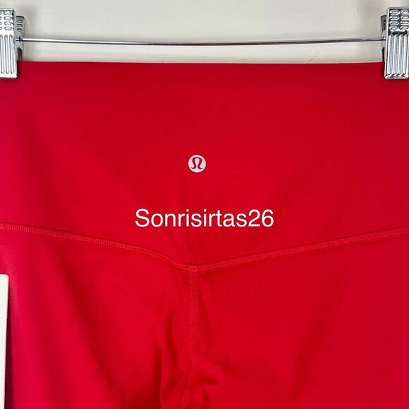 NWT Lululemon  Align HR Pant 25” Legging Size 4 Dark Red - Picture 11 of 13